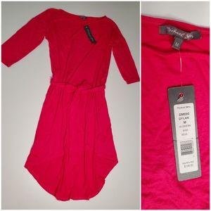NWT Michael Stars Dylan high low dress M